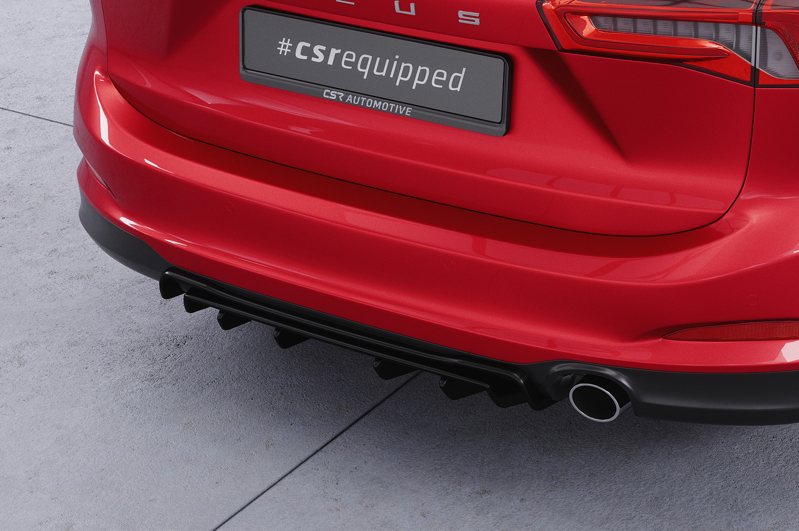 Heckansatz mit ABE für Ford Focus MK4 Turnier HA450