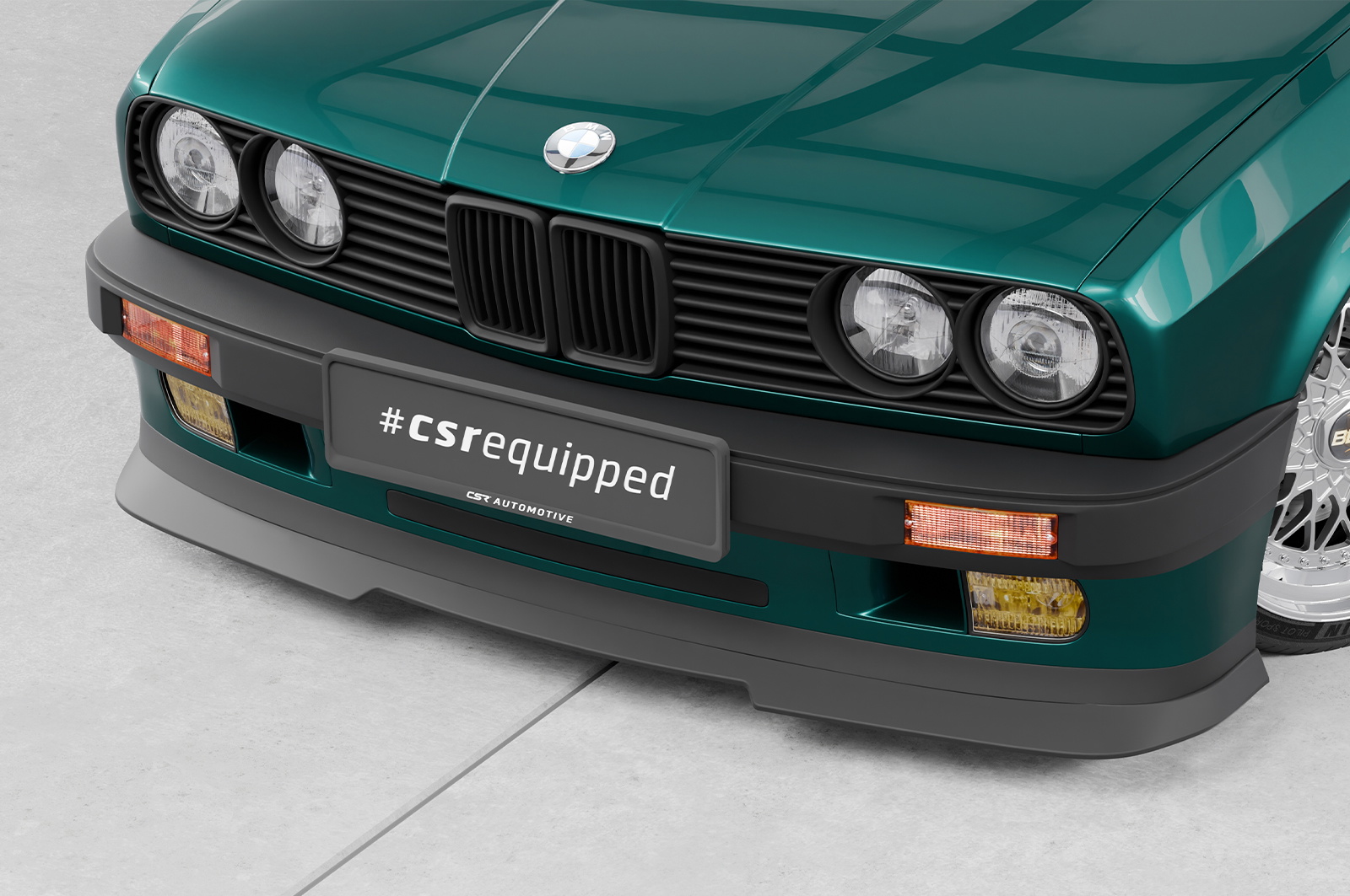 Cup-Spoilerlippe mit ABE für BMW 3er E30 Coupe CSL906