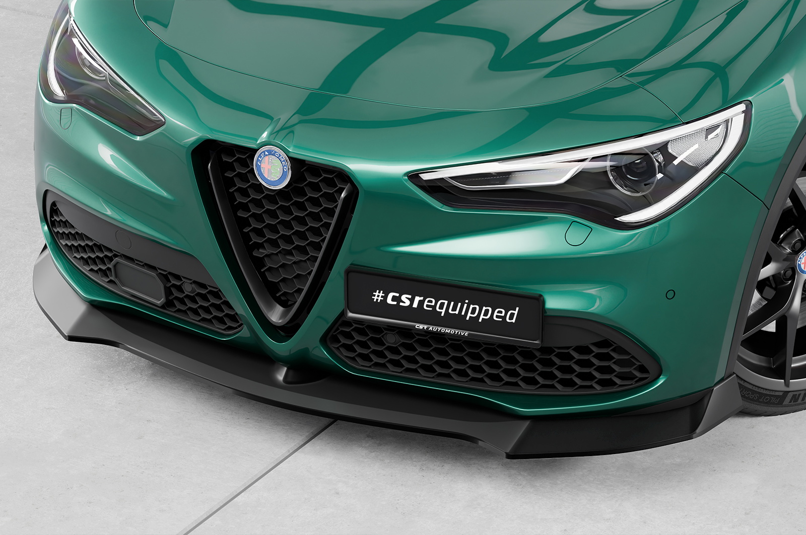 Cup-Spoilerlippe mit ABE für Alfa Romeo Stelvio CSL886