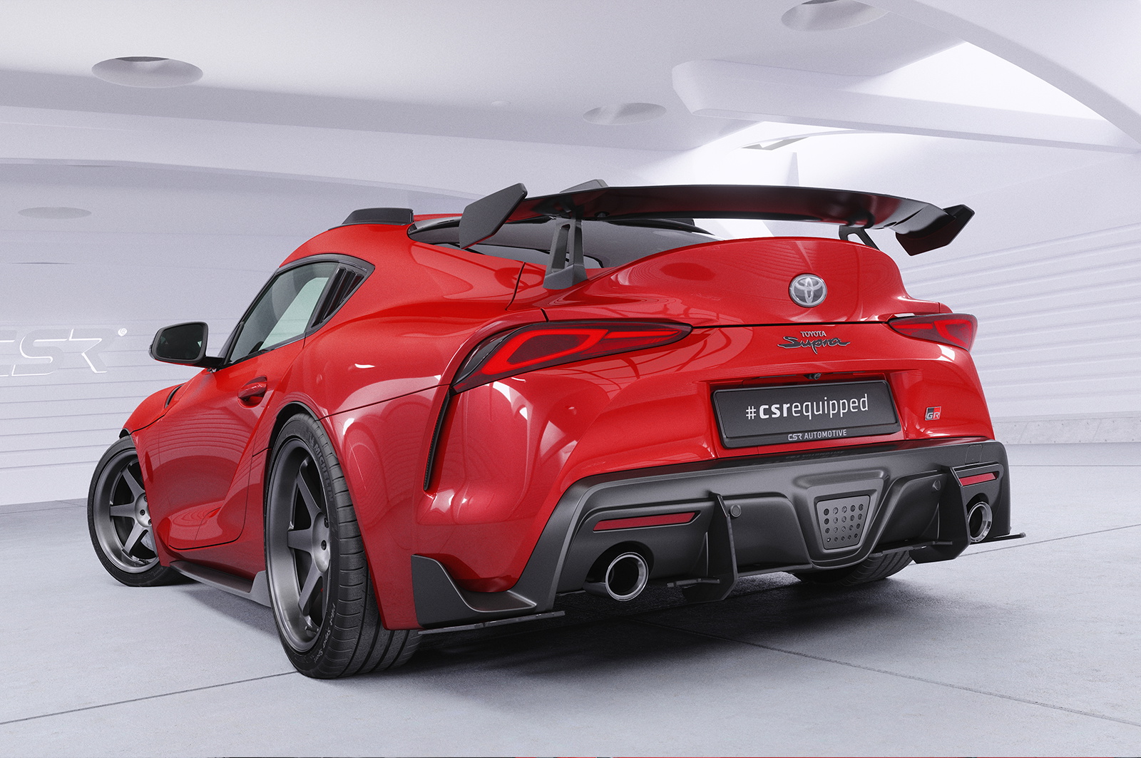 Schwanenhals Heckflügel mit ABE für Toyota GR Supra (A90) SHF030 Image 10 Schwanenhals Heckflügel mit ABE für Toyota GR Supra (A90) SHF030 Image 10