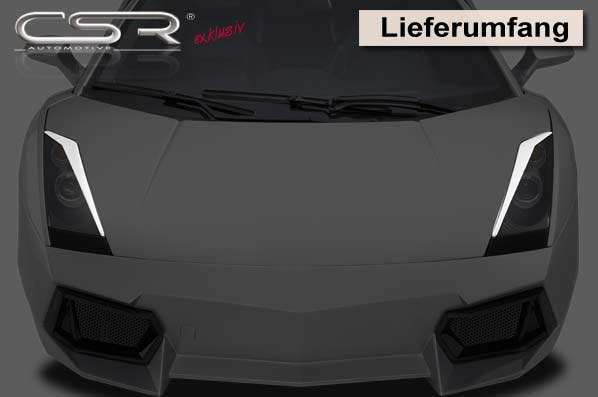 Scheinwerferblenden für Lamborghini Gallardo LP500 SB117 Image 3
