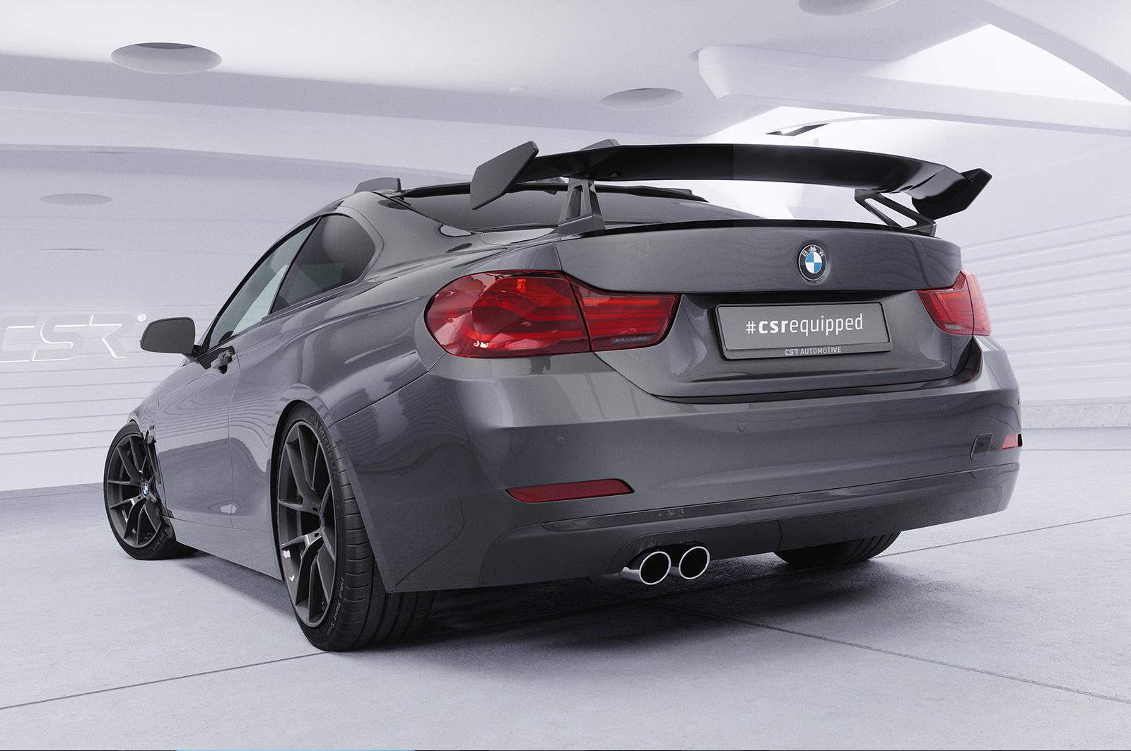 Schwanenhals Heckflügel mit ABE für BMW 4er F32 Coupe SHF015 Image 10 Schwanenhals Heckflügel mit ABE für BMW 4er F32 Coupe SHF015 Image 10