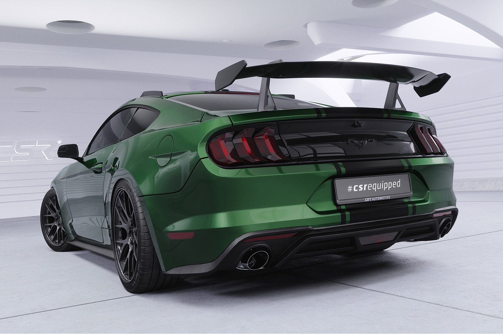 Schwanenhals Heckflügel mit ABE für Ford Mustang MK6 Coupe SHF070 Image 13 Schwanenhals Heckflügel mit ABE für Ford Mustang MK6 Coupe SHF070 Image 13