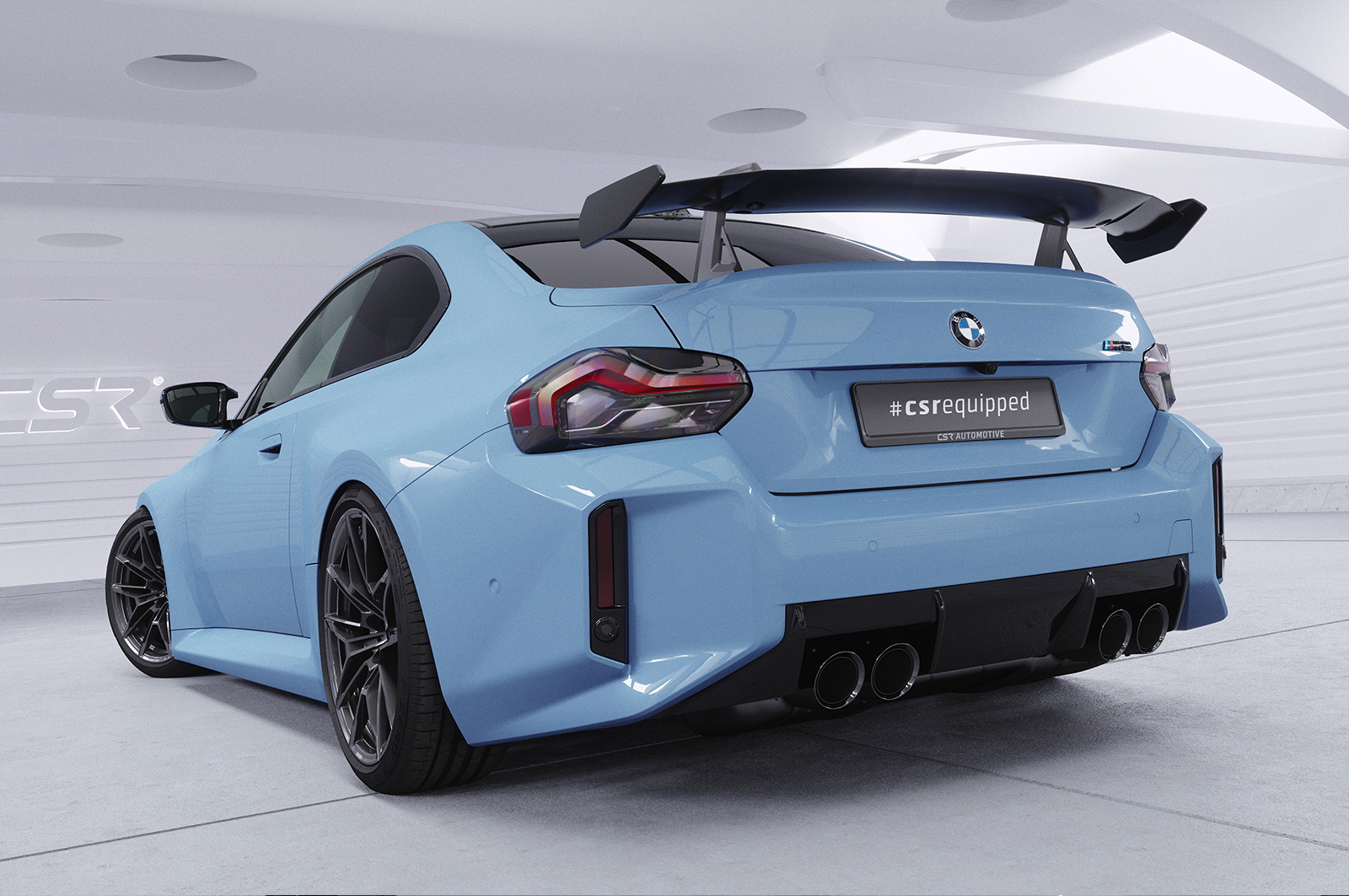 Schwanenhals Heckflügel mit ABE für BMW 2er G42 / M2 G87 Coupe SHF056 Image 11 Schwanenhals Heckflügel mit ABE für BMW 2er G42 / M2 G87 Coupe SHF056 Image 11