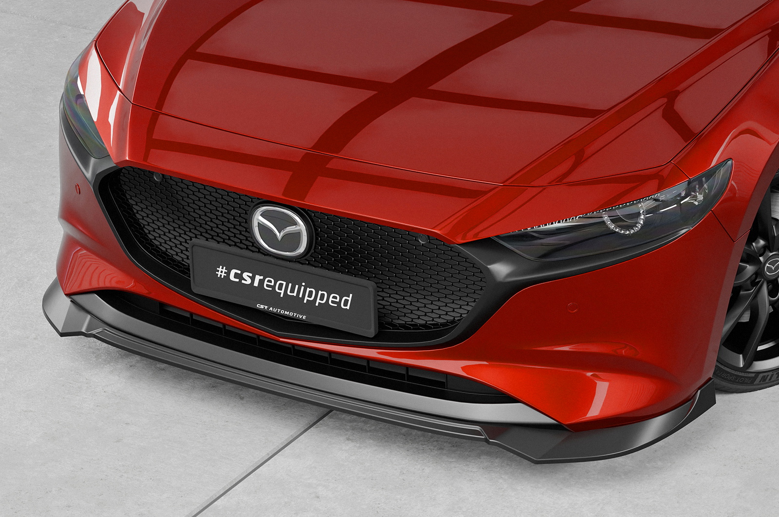 Cup-Spoilerlippe mit ABE für Mazda 3 (Typ BP) CSL649