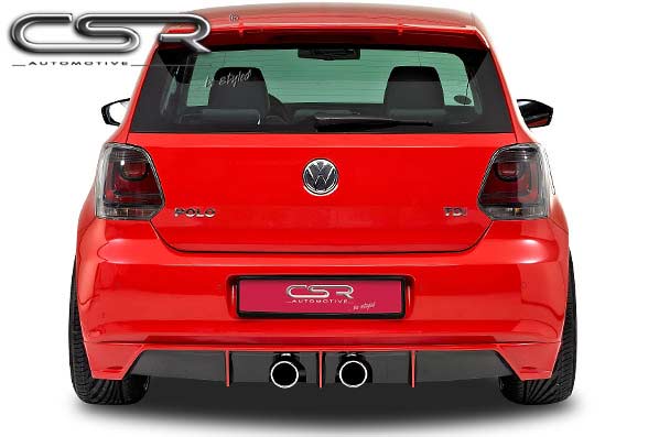 Endschalldämpfer mit Endrohren R32 Look für Audi A1 VW Polo 5 Typ 6R ESD105 Image 5
