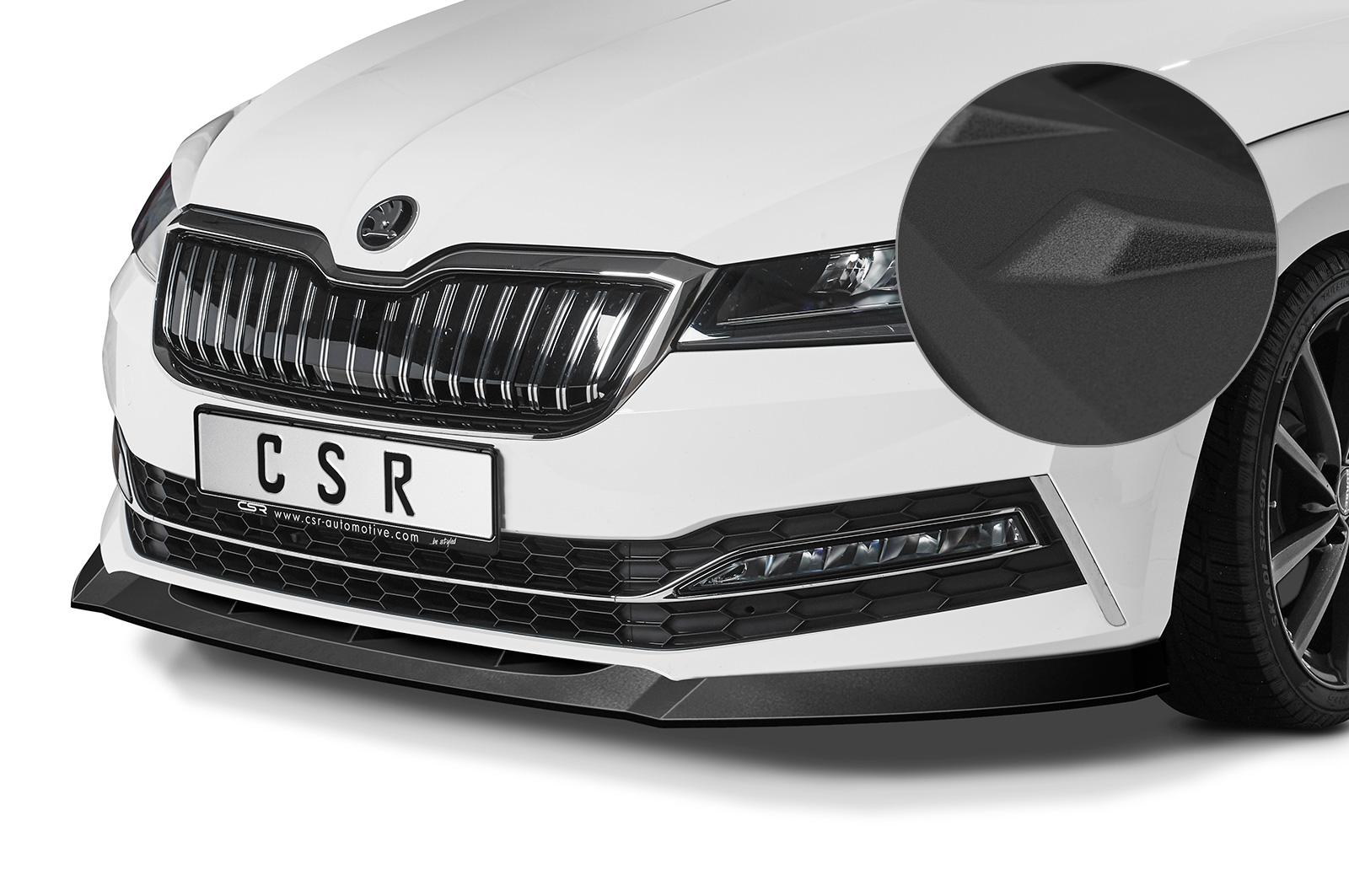 Cup-Spoilerlippe mit ABE für Skoda Superb III (Typ 3V) CSL468-S Image 