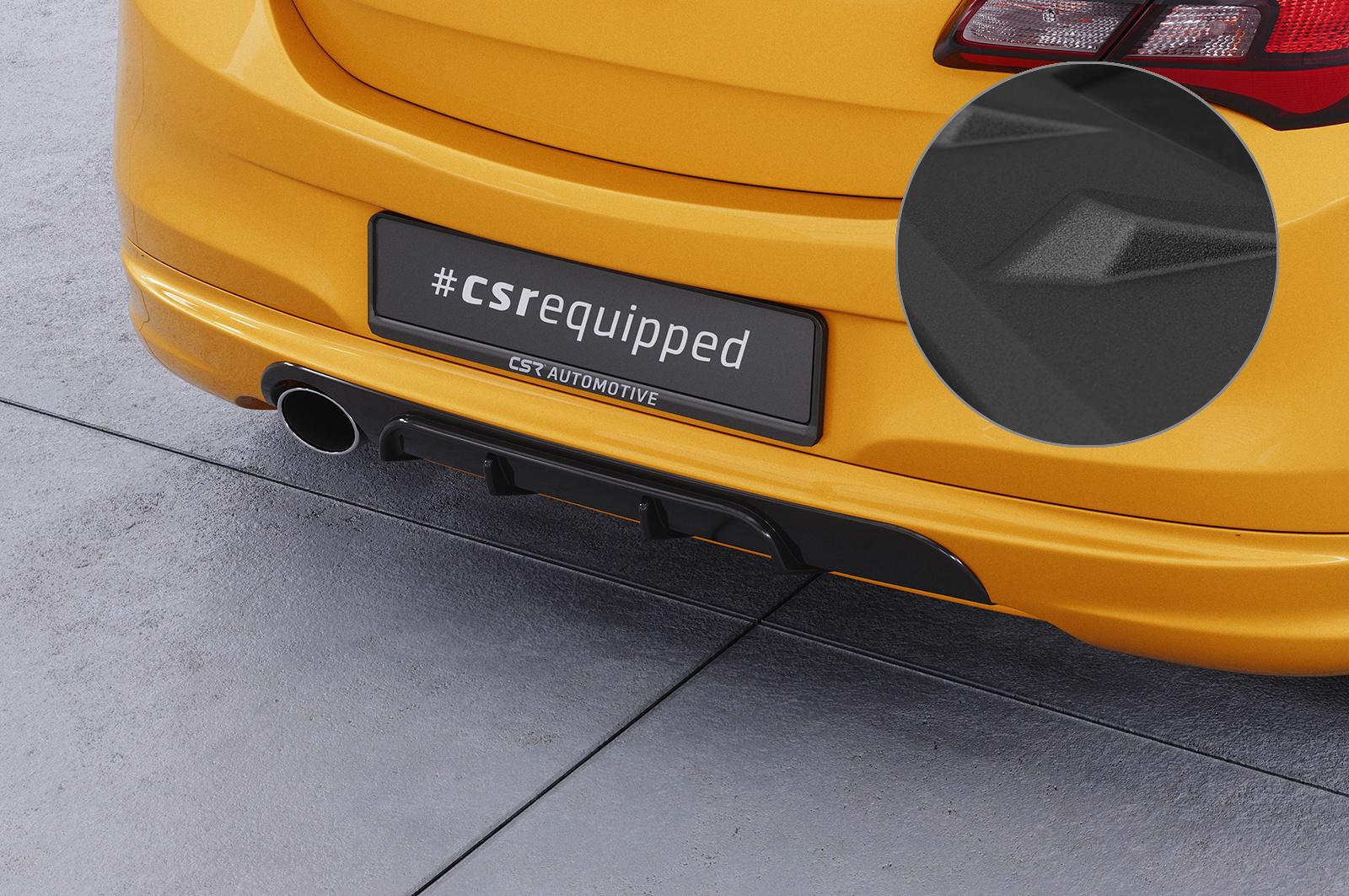 Heckansatz mit ABE für Opel Corsa E GSI HA446-S Image 1