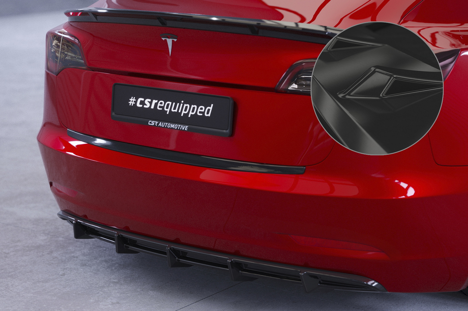 Ladekantenschutz für Tesla Model 3 LKS024-G