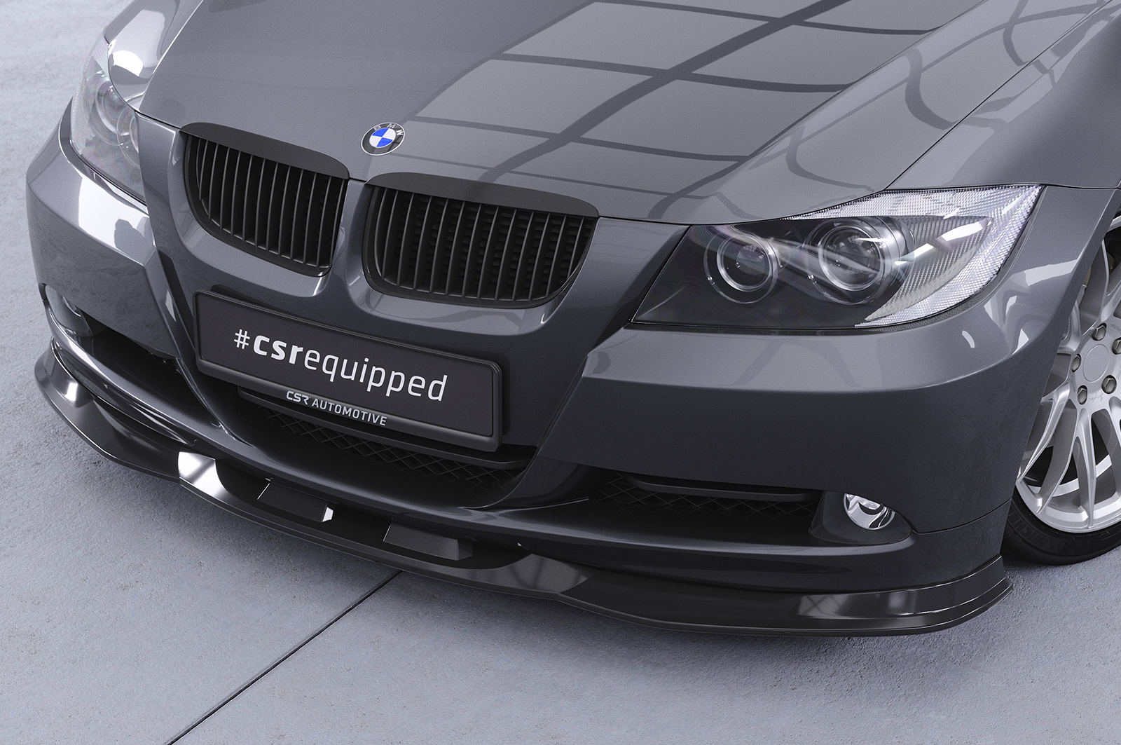 Cup-Spoilerlippe mit ABE für BMW 3er (E90/E91) Limousine und Touring CSL536