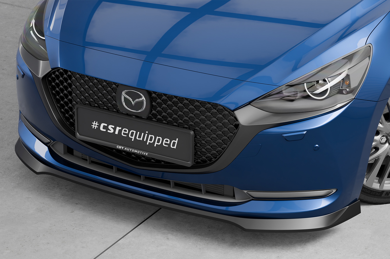 Cup-Spoilerlippe mit ABE für Mazda 2 (Typ DJ) CSL789