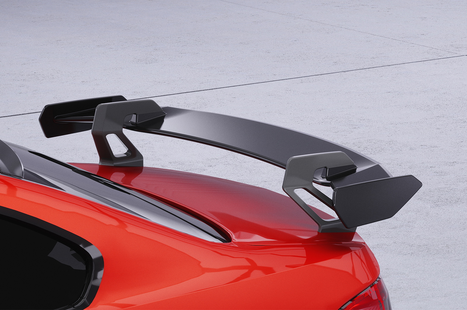 Schwanenhals Heckflügel mit ABE für BMW 3er E92 / M3 E92 Coupe SHF013 Image 1