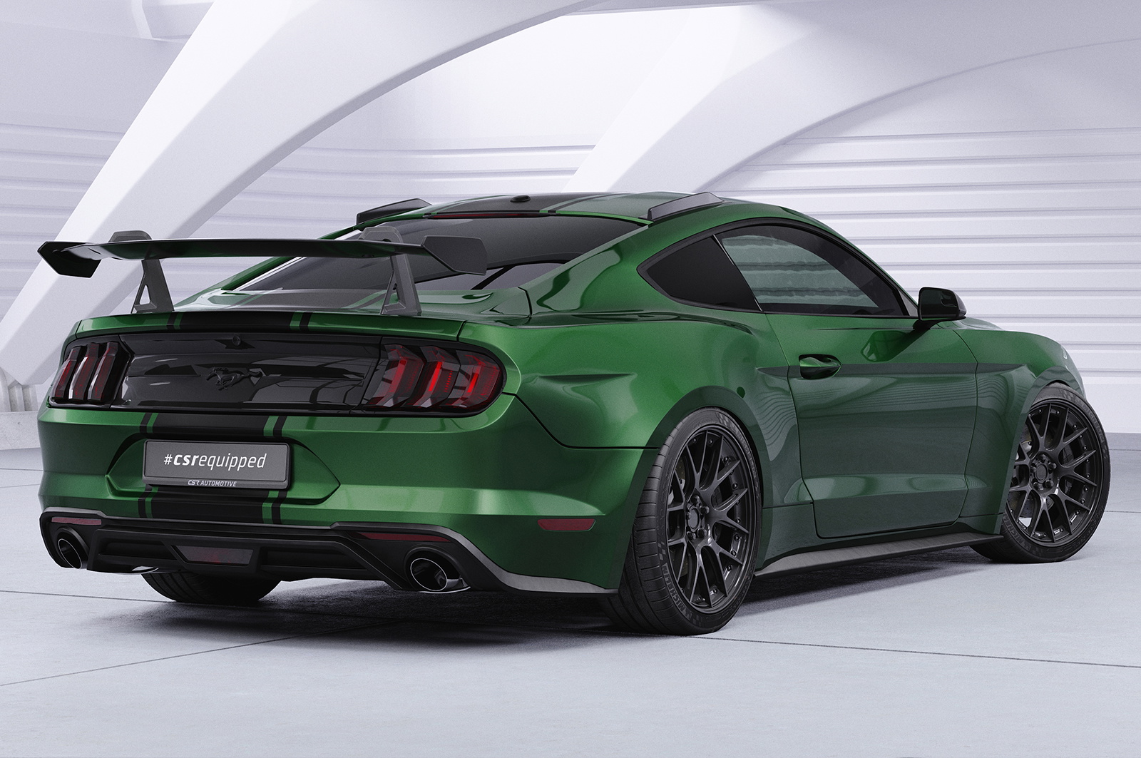 Schwanenhals Heckflügel mit ABE für Ford Mustang MK6 Coupe SHF070 Image 9 Schwanenhals Heckflügel mit ABE für Ford Mustang MK6 Coupe SHF070 Image 9