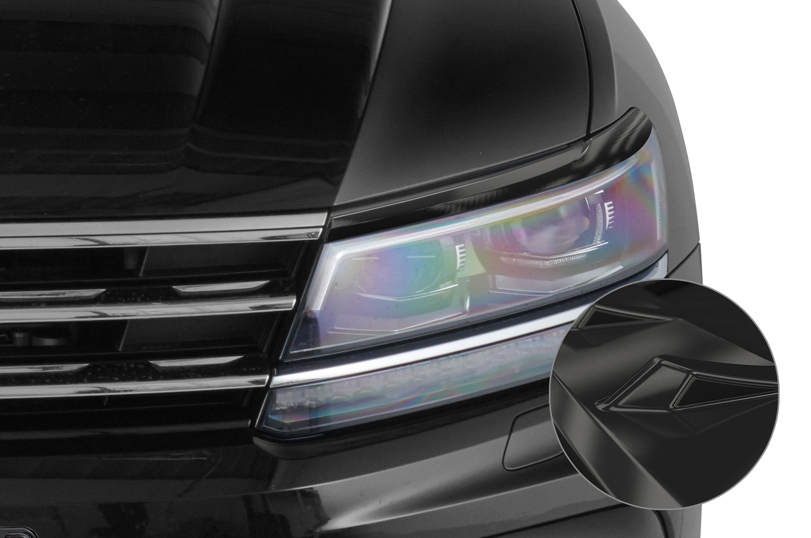 Scheinwerferblenden für VW Tiguan II (Typ AD1) SB286-G