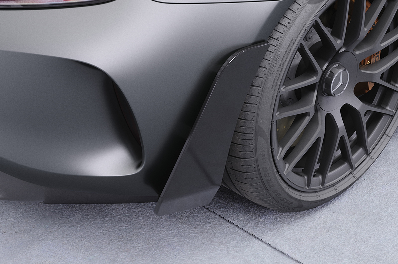 Side Blades / Side Spats mit ABE für Mercedes-Benz AMG GT (190) GT C / GT R BL003