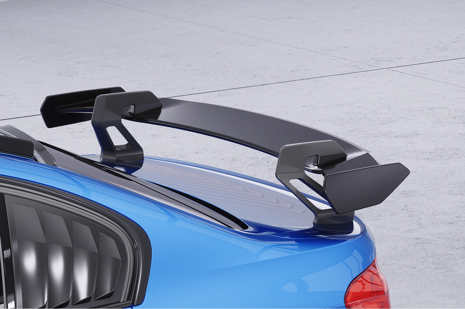 Schwanenhals Heckflügel mit ABE für BMW 3er F30 / M3 F80 Limousine SHF003 Image 1