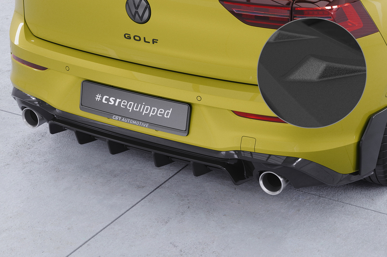 Heckansatz mit ABE für VW Golf 8  GTI HA484-S Image 