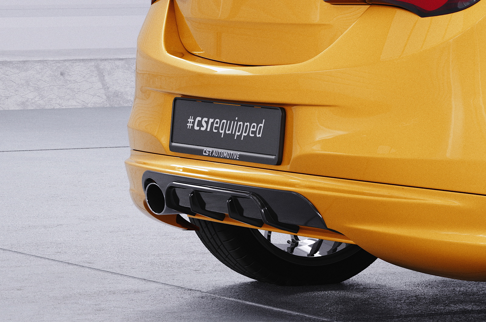 Heckansatz mit ABE für Opel Corsa E GSI HA446-S Image 3