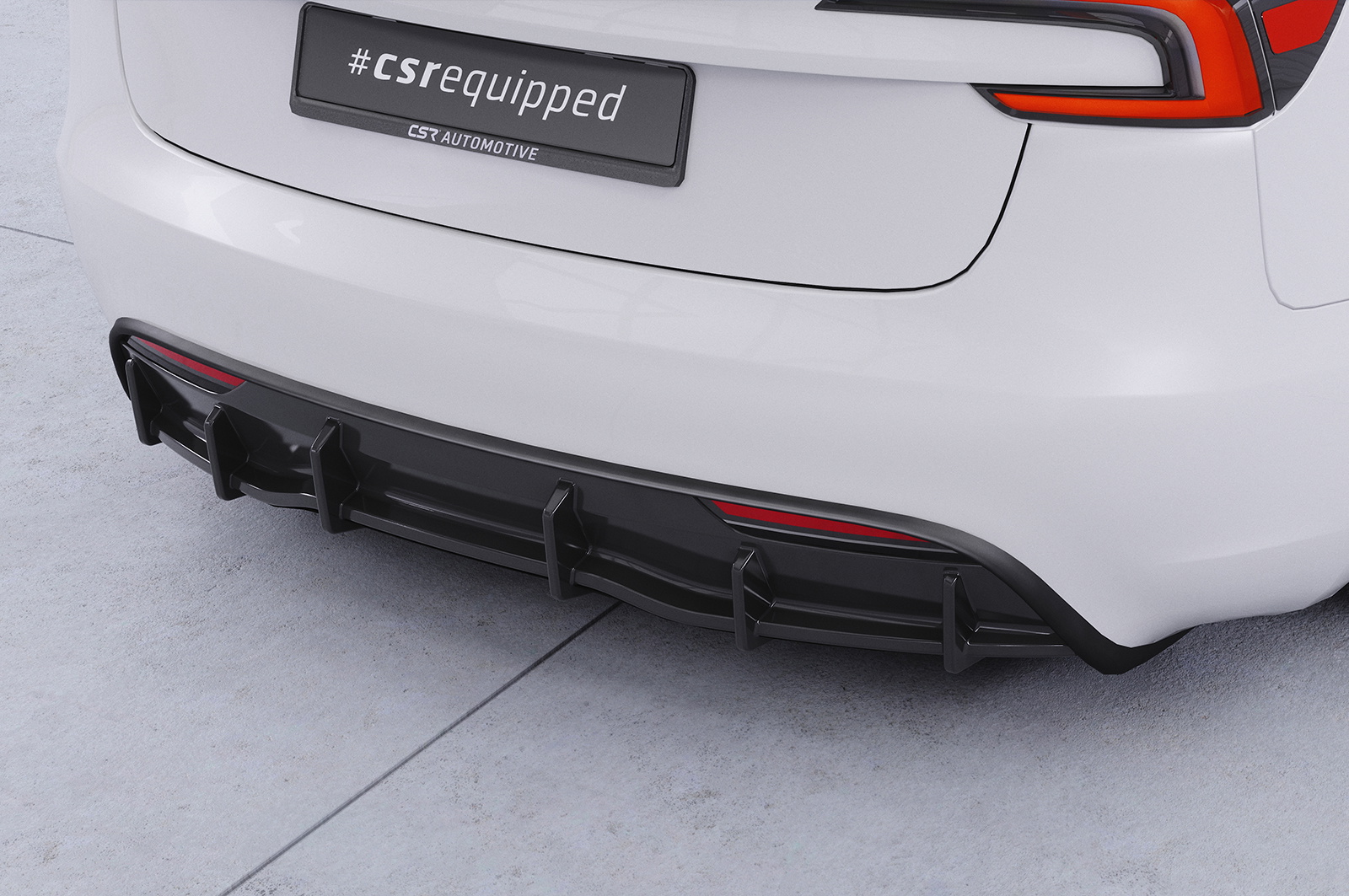Heckansatz mit ABE für Tesla Model 3 HA498