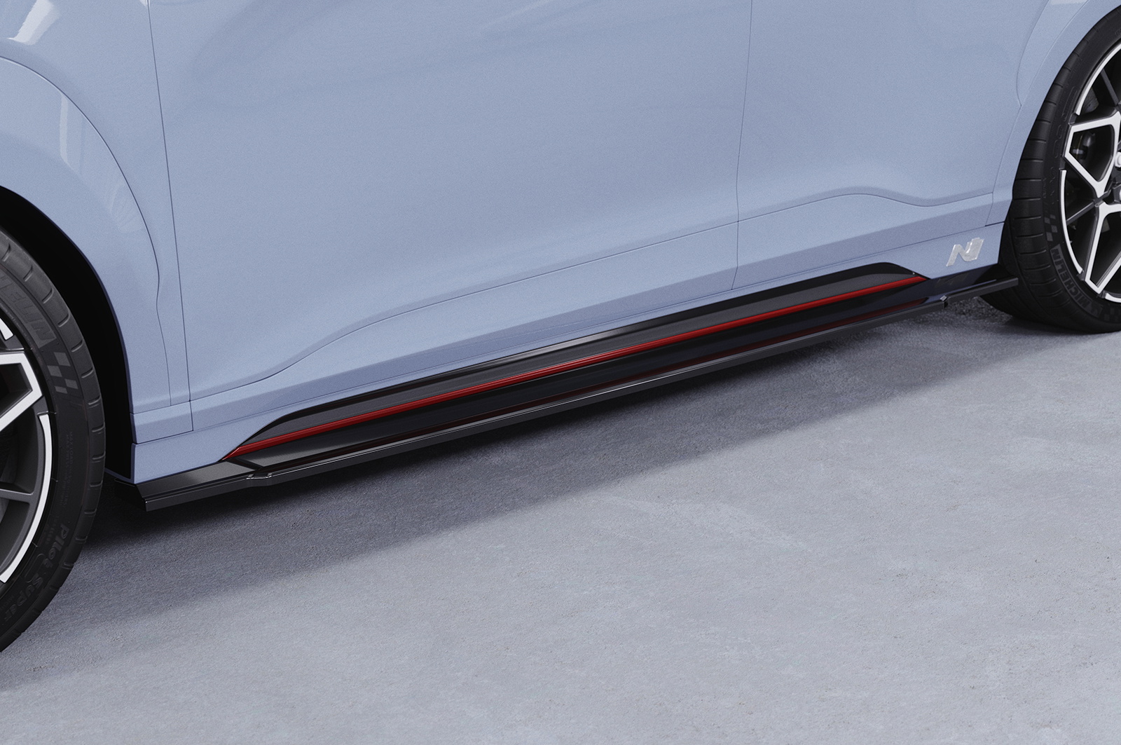 Seitenschweller mit ABE für Hyundai Kona (1.Gen) N/N-Line SS577
