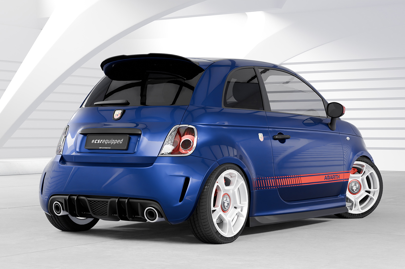 Heckflügel mit ABE für Fiat 500 Abarth 595 HF800 Image 4