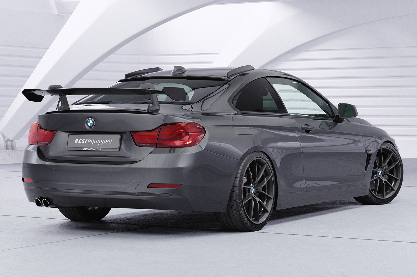 Schwanenhals Heckflügel mit ABE für BMW 4er F32 Coupe SHF015 Image 9 Schwanenhals Heckflügel mit ABE für BMW 4er F32 Coupe SHF015 Image 9