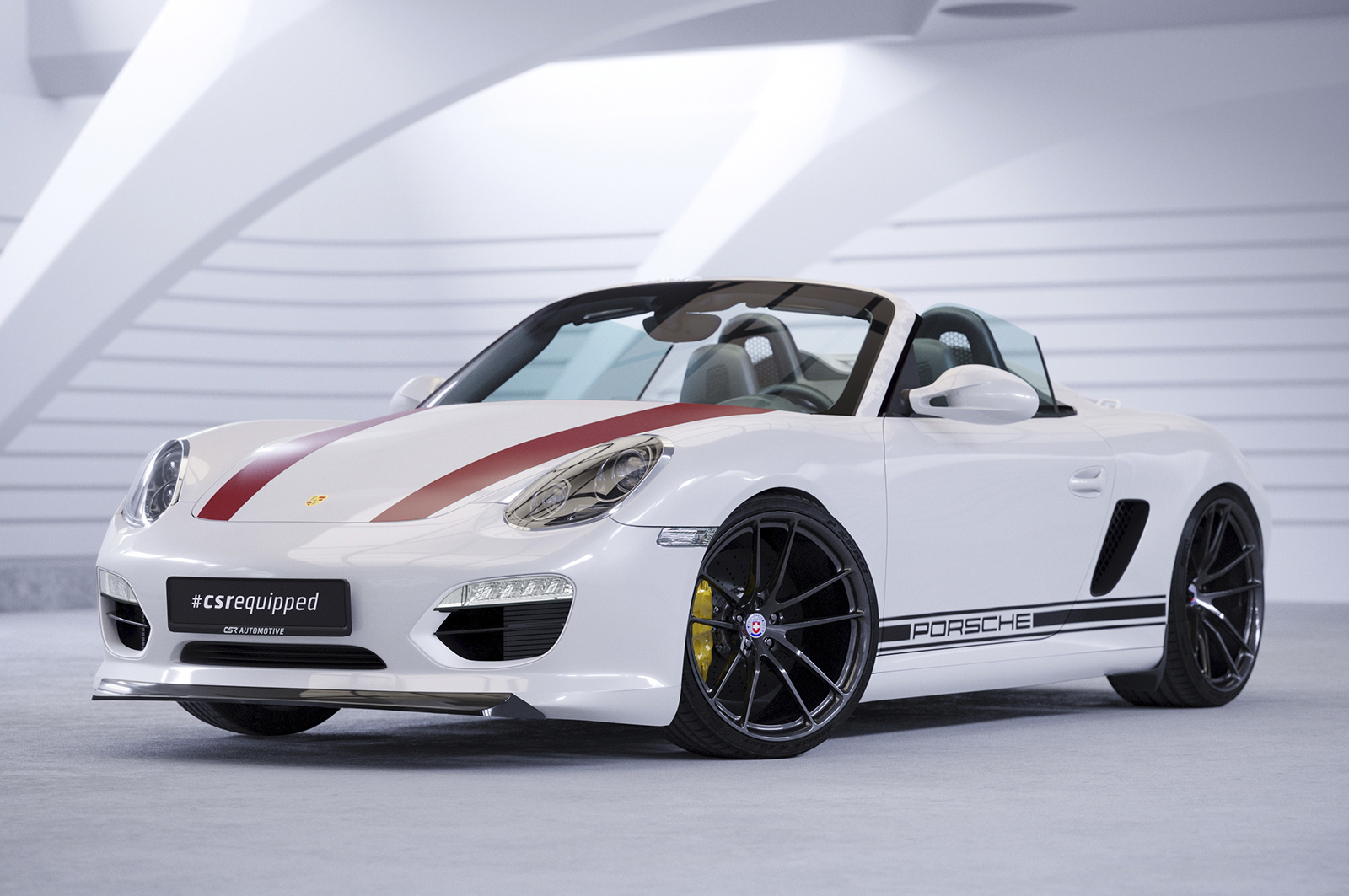 Cup-Spoilerlippe mit ABE für Porsche Boxster 987 CSL414 Image 