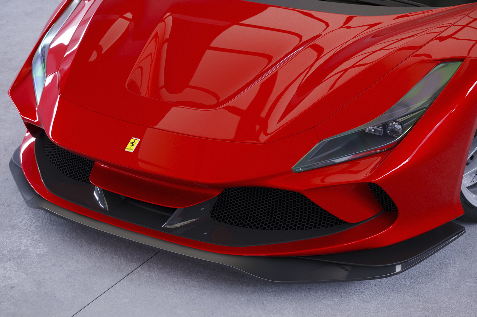 Cup-Spoilerlippe mit ABE für Ferrari F8 Tributo / Spider CSL767