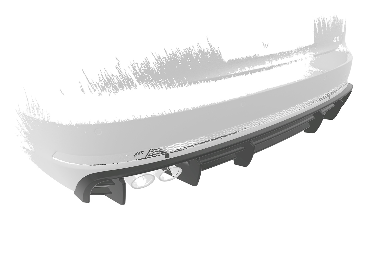 Heckansatz mit ABE für Audi A4 B9 (Typ 8W) HA469