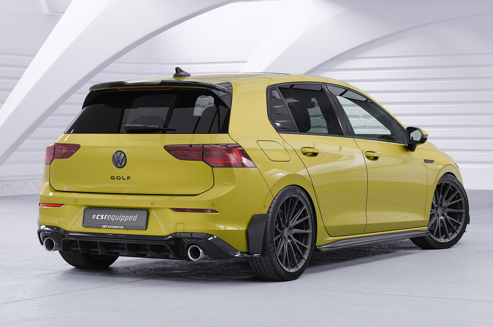 Heckansatz mit ABE für VW Golf 8  GTI HA484-S Image 