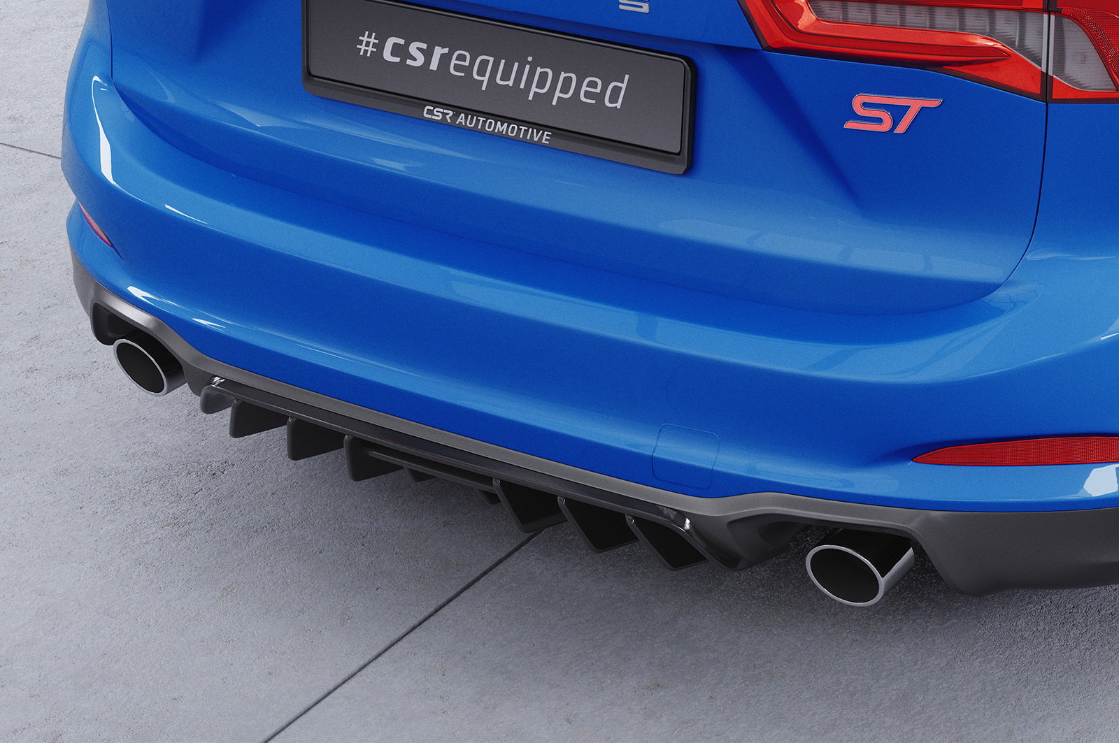 Heckansatz mit ABE für Ford Focus MK4 Turnier HA451