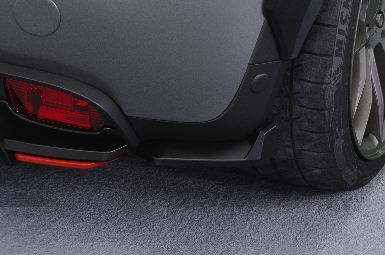 Heckansatz mit ABE für Mini F56 Cooper SE HA462