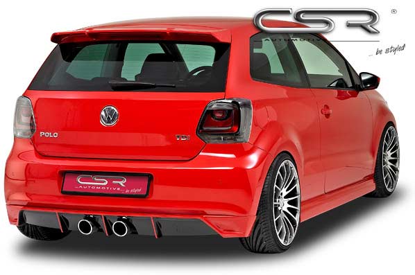 Endschalldämpfer mit Endrohren R32 Look für Audi A1 VW Polo 5 Typ 6R ESD105 Image 4