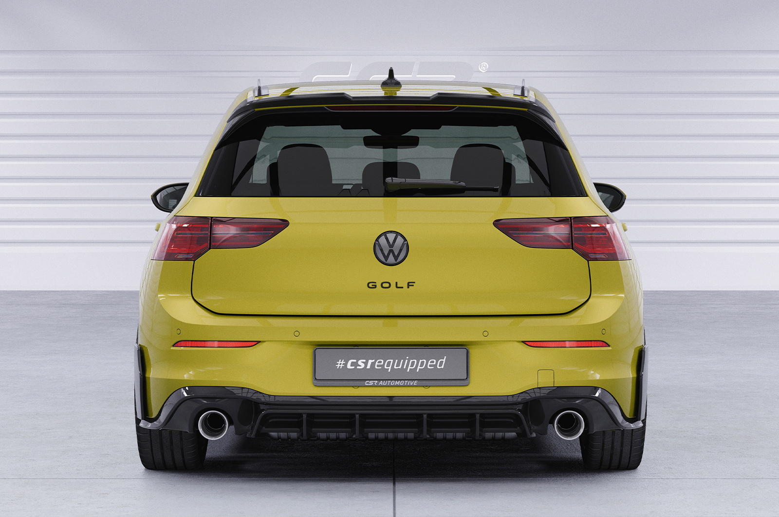 Heckansatz mit ABE für VW Golf 8  GTI HA484-S Image 
