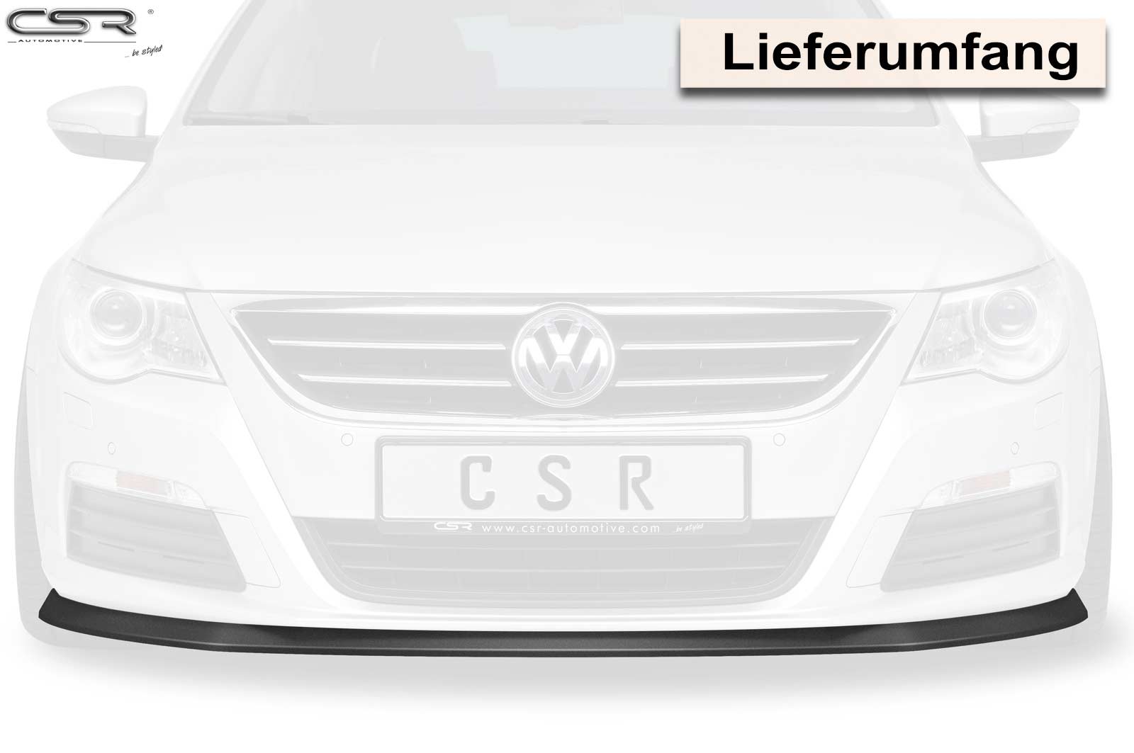 Cup-Spoilerlippe mit ABE für VW Passat CC CSL341-S Image 