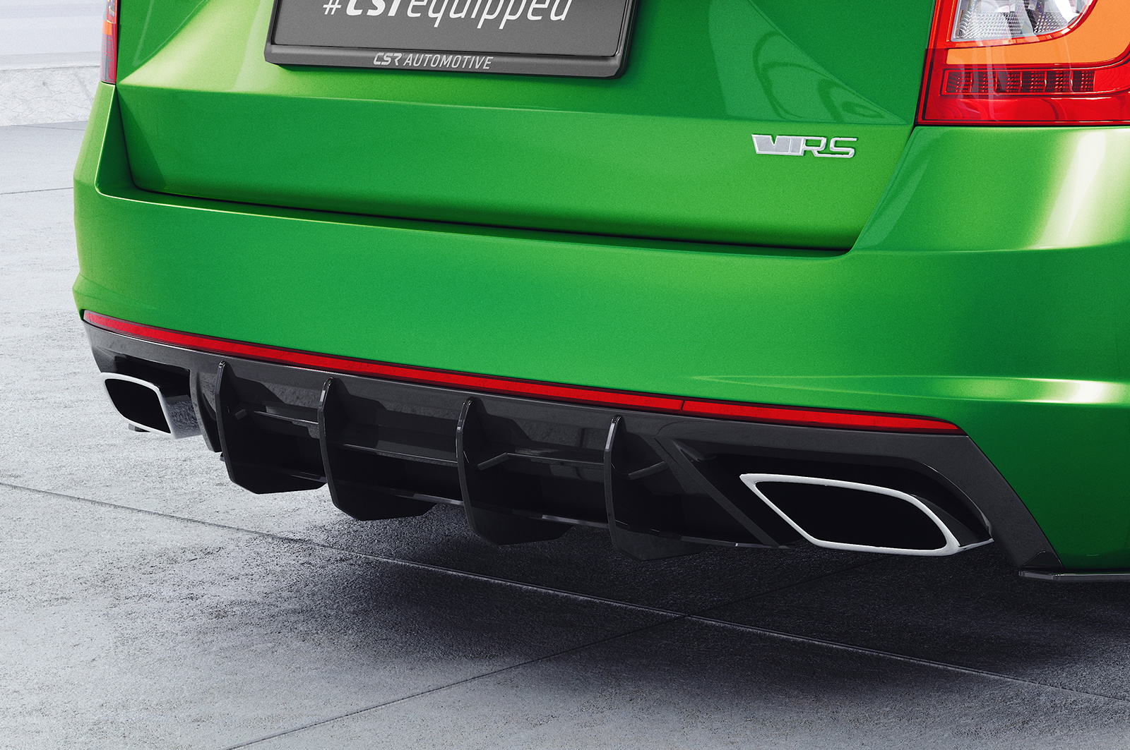 Racing Diffusor / Heckansatz für Skoda Octavia 3 (Typ 5E) RS HA322