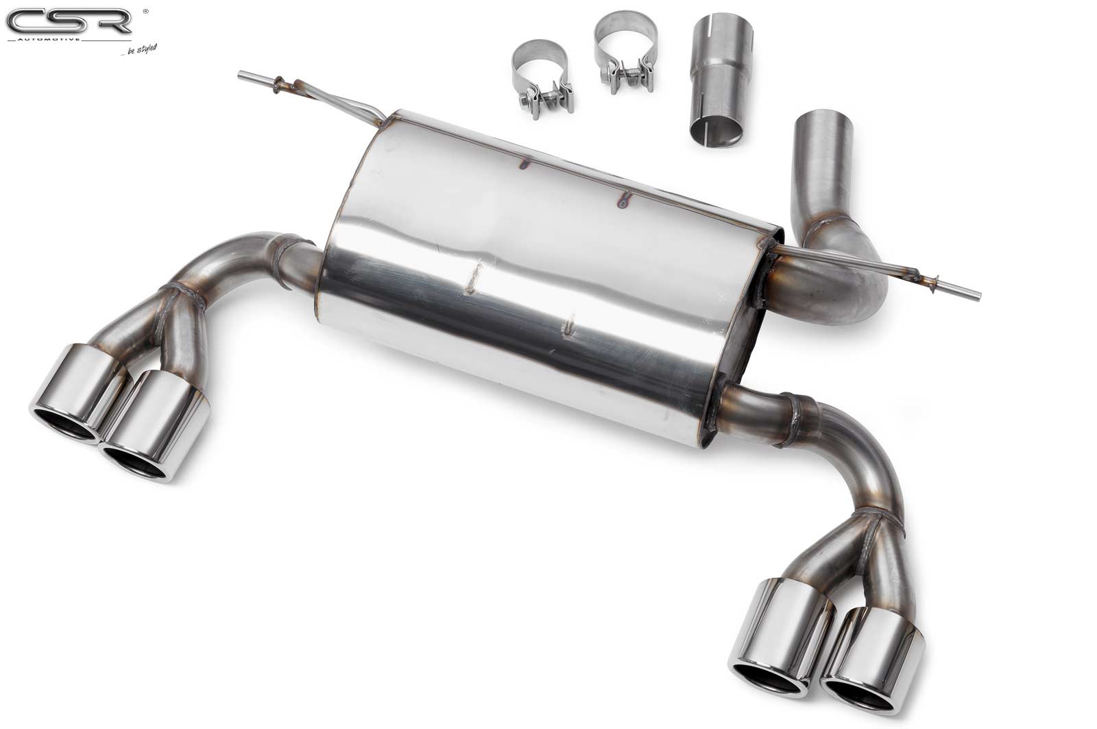 Endschalldämpfer mit Endrohren für BMW 3er F30/F31, 4er F32 ESD108 Image 