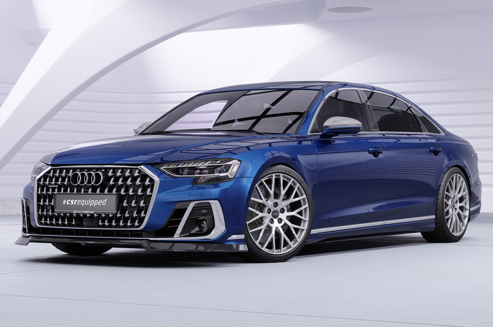Cup-Spoilerlippe mit ABE für Audi A8 D5 (Typ 4N/F8) CSL863-S Image 