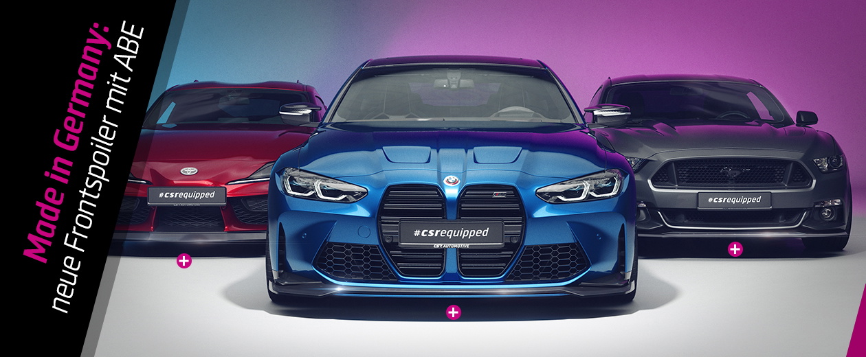 Frontspoiler von CSR-Automotive passend für BMW, Audi, Toyota, Ford, Porsche, Hyundai.....