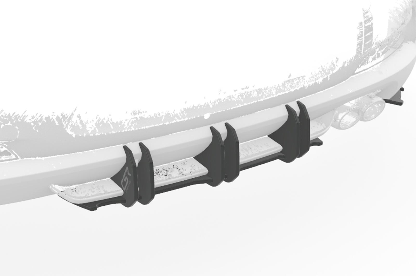 Racing Diffusor / Heckansatz für Hyundai I30 (PD) N-Line HA419