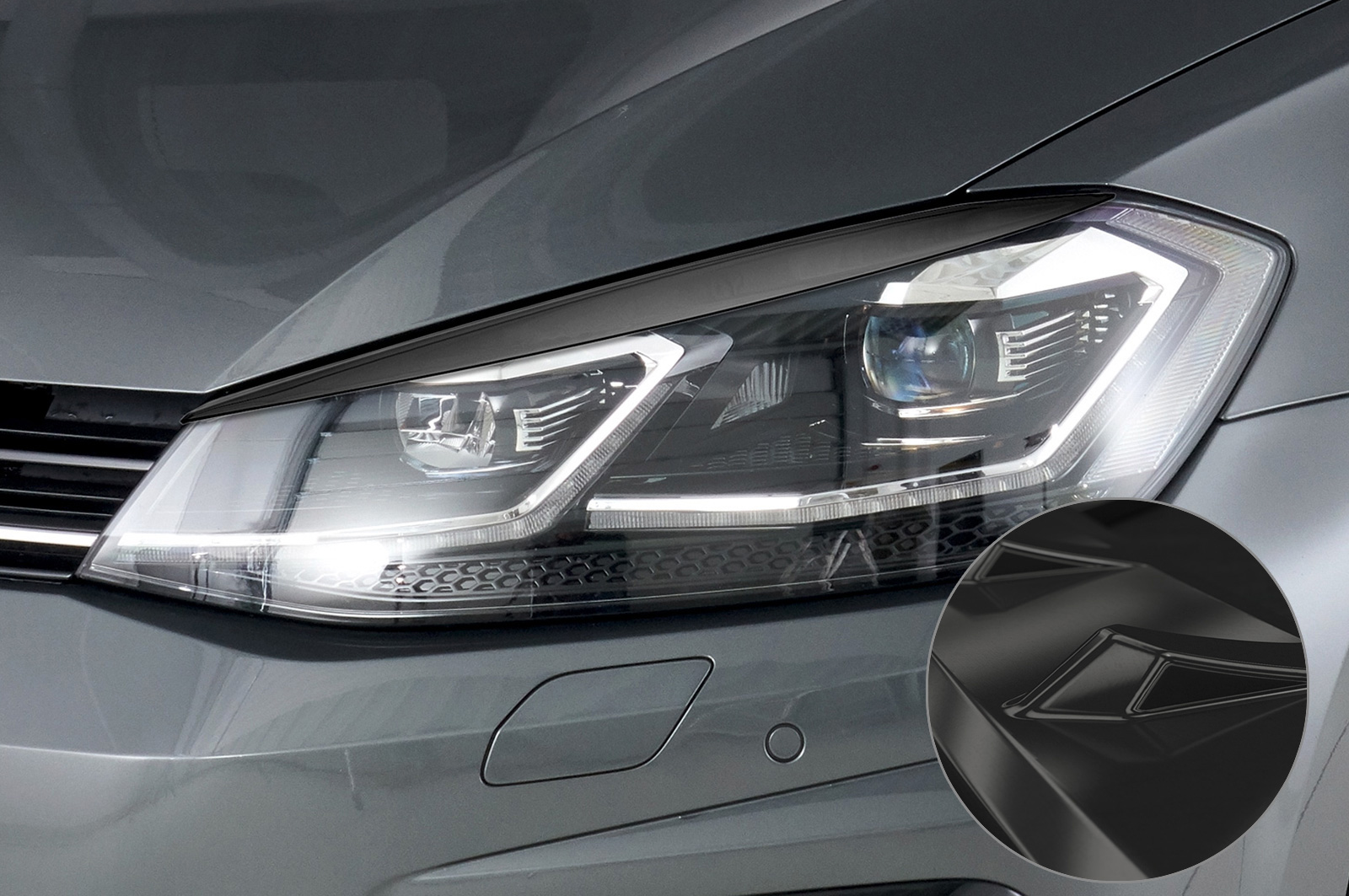 Scheinwerferblenden für VW Golf 7 (Typ AU) SB304-G