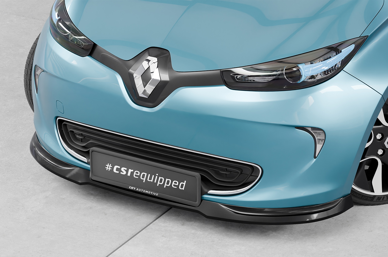 Cup-Spoilerlippe mit ABE für Renault Zoe CSL806