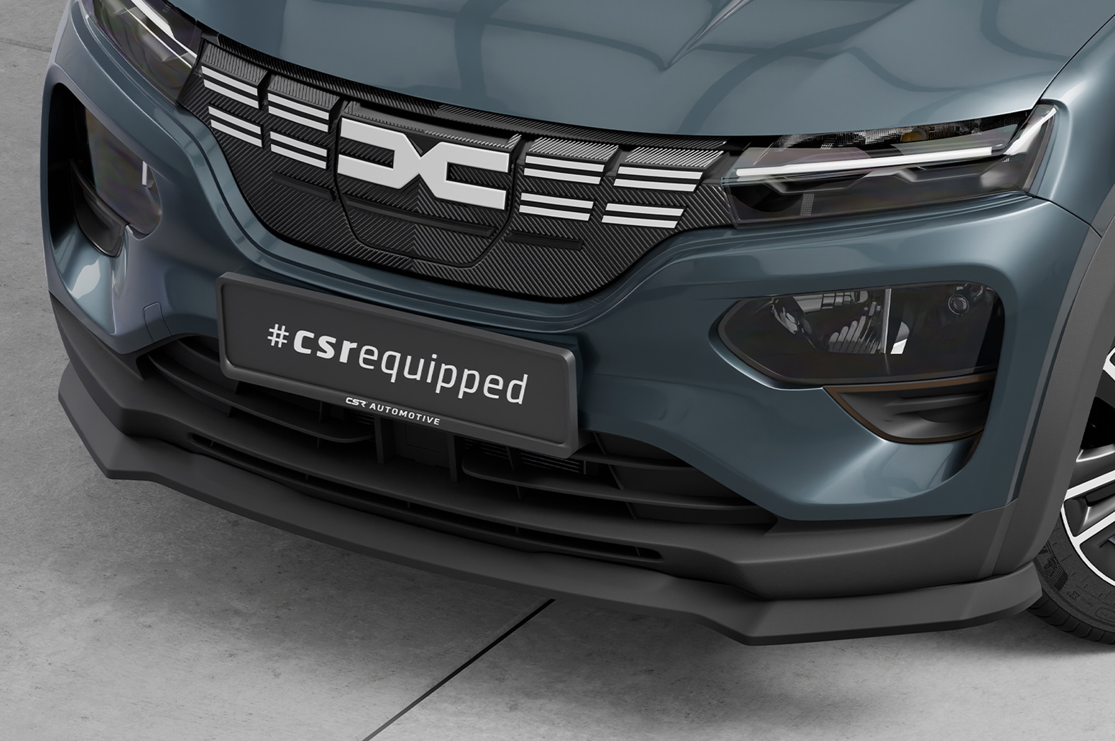 Cup-Spoilerlippe mit ABE für Dacia Spring Electric CSL843