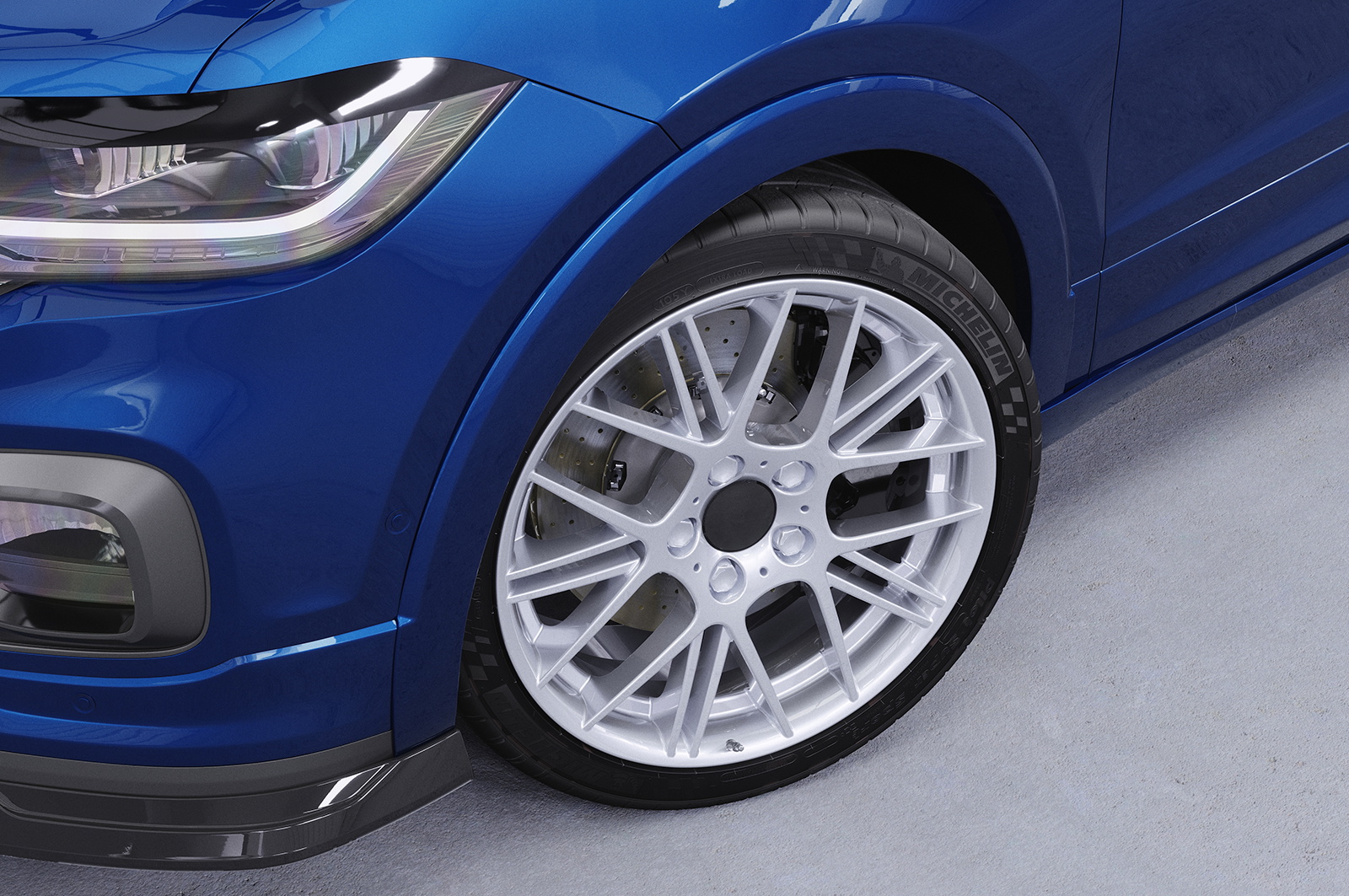 Kotflügelverbreiterung hinten für VW T-Cross C1 VB024 Image 1