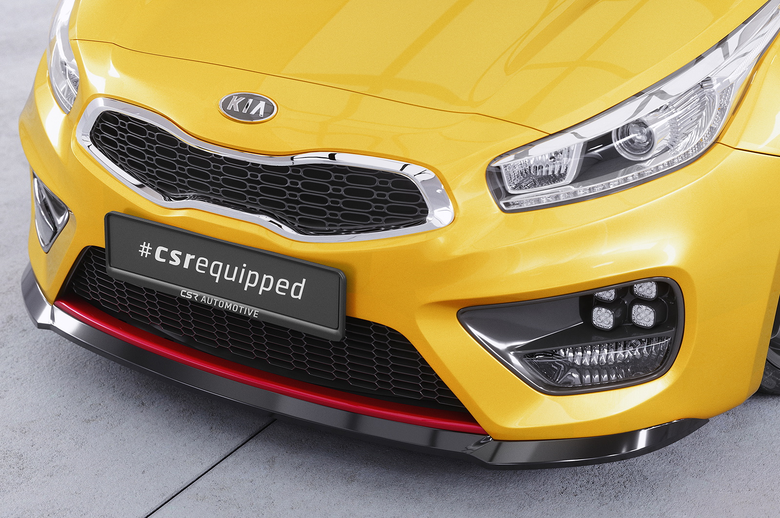 Cup-Spoilerlippe mit ABE für Kia Ceed (JD) GT/ Pro Ceed (JD) GT CSL743