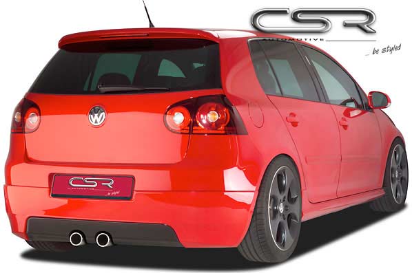 Heckansatz + Sportauspuff Set für Golf 5 R32 Look PS003