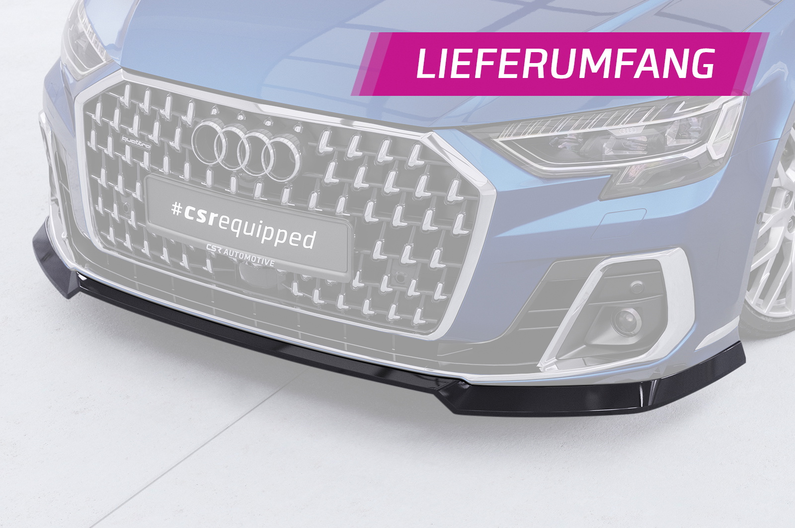 Cup-Spoilerlippe mit ABE für Audi A8 D5 (Typ 4N/F8) CSL863-S Image 