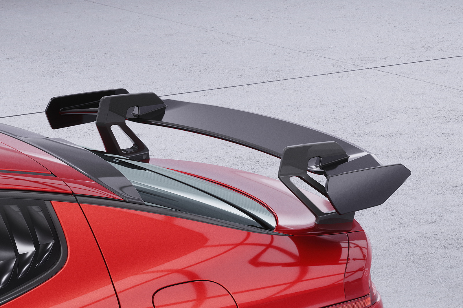 Schwanenhals Heckflügel mit ABE für Kia Stinger SHF065