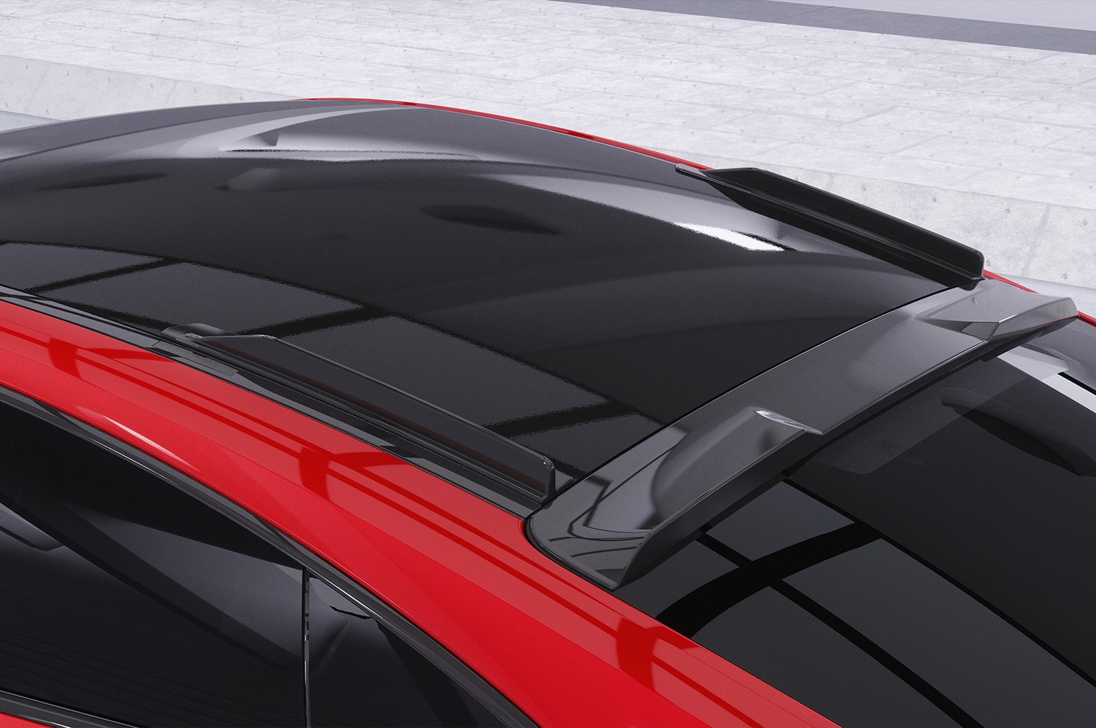 Dachfinnen mit ABE für Audi e-tron GT / Porsche Taycan DF011