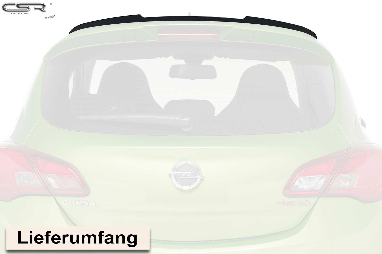 Heckflügel mit ABE für Opel Corsa E OPC-Line HF663-S Image 6